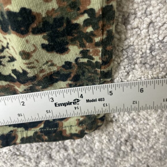 Pilcro Pants Womens 28 Camo Corduroy High Rise Skinny Button Fly Anthropologie - Picture 7 of 12